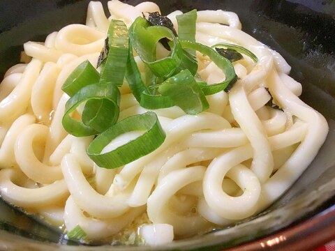 節約できて簡単、釜玉うどん